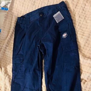 Bocomal FR work pants. New with tags, navy blue, size 36-34.